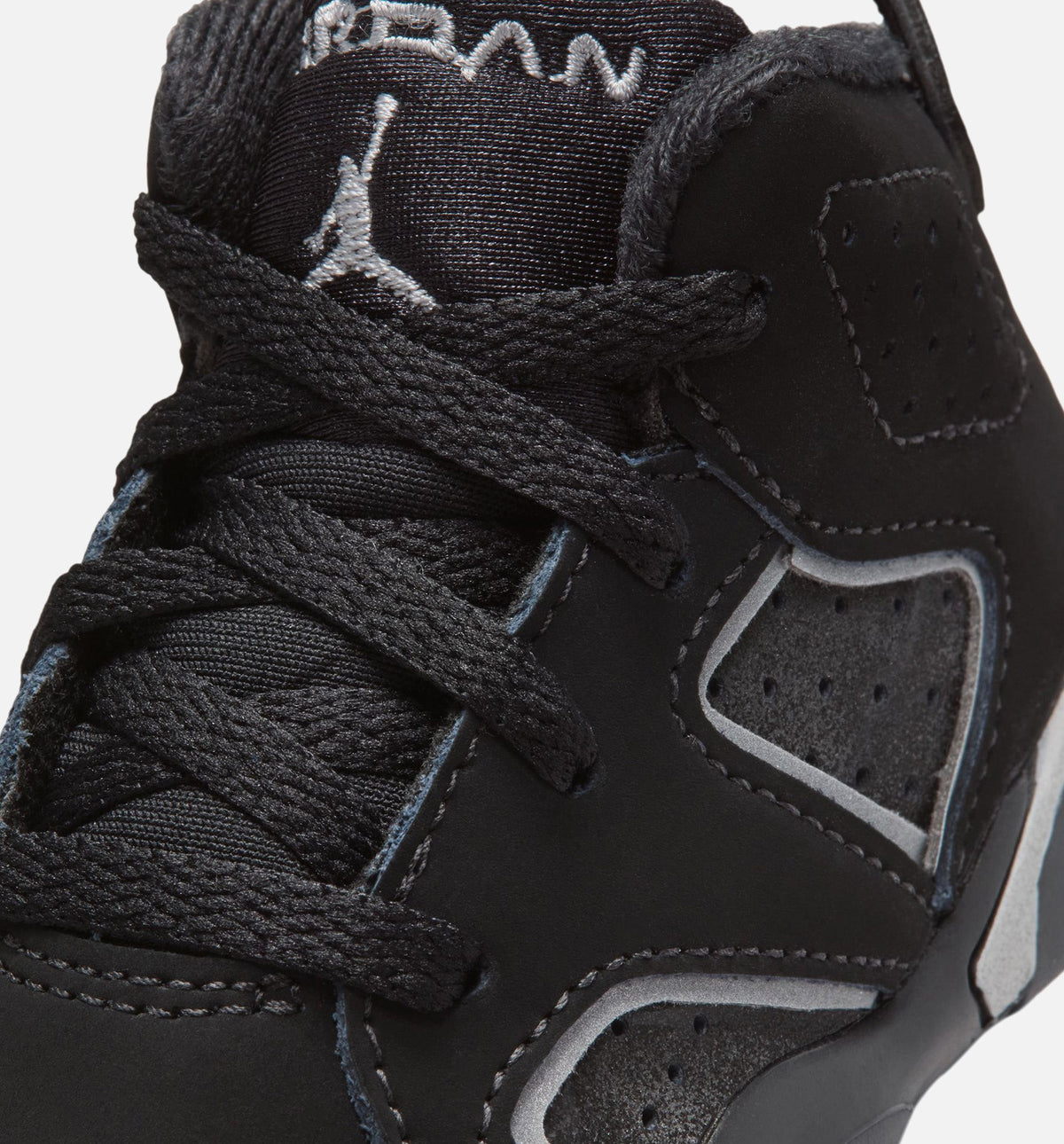 Air Jordan 6 Cap & Gown Infant & Toddler Sneakers - Black/Reflective Silver