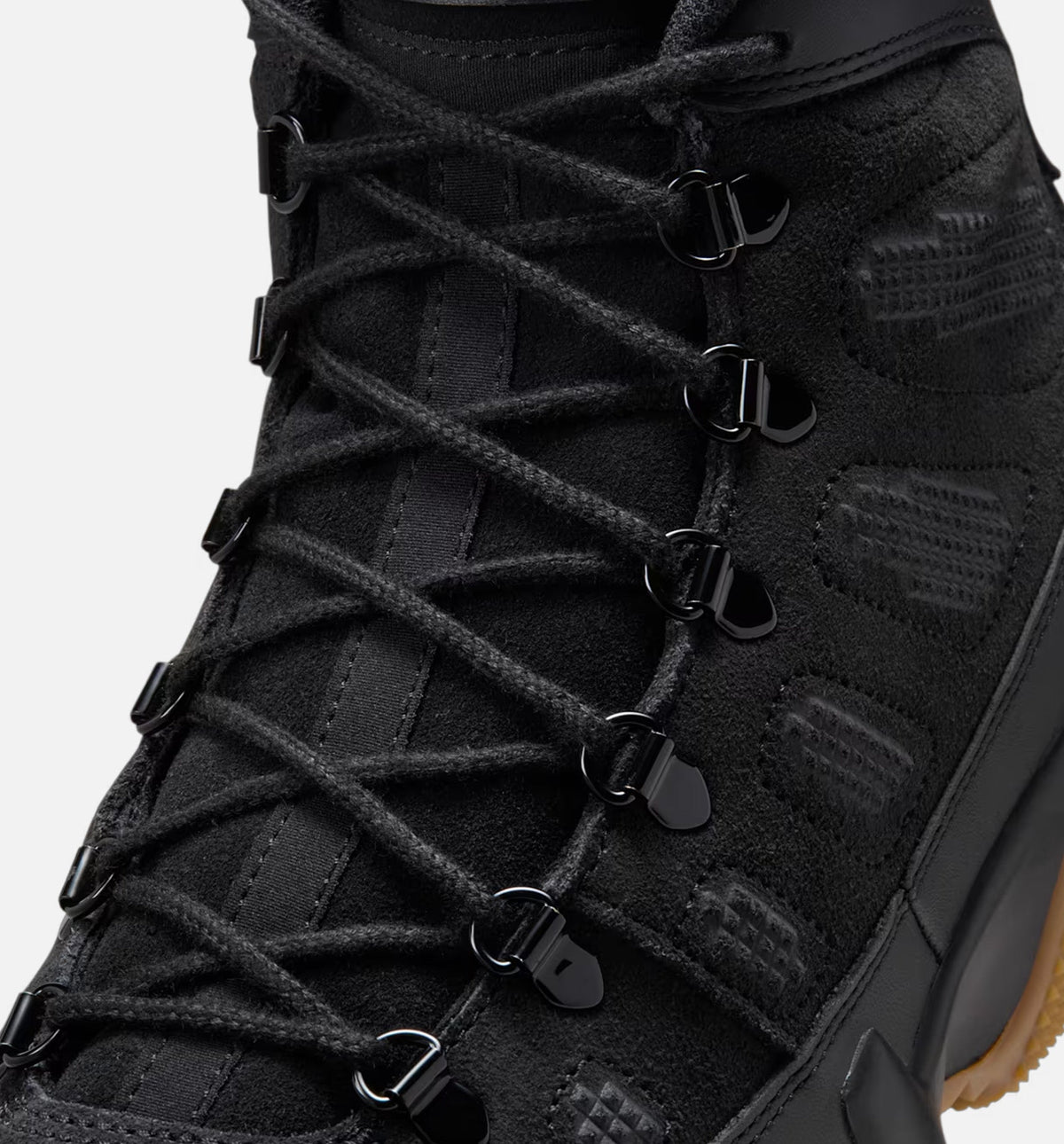 Air Jordan 9 Retro Men's Lifestyle Boots - Black/Gum Light Brown