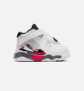 Air Jordan 8 Retro White and True Red Infant & Toddler Sneakers - White/Black/True Red