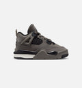 Air Jordan 4 Retro Cave Stone and Black Infant & Toddler Sneakers - Cave Stone/Black/Moon Particle