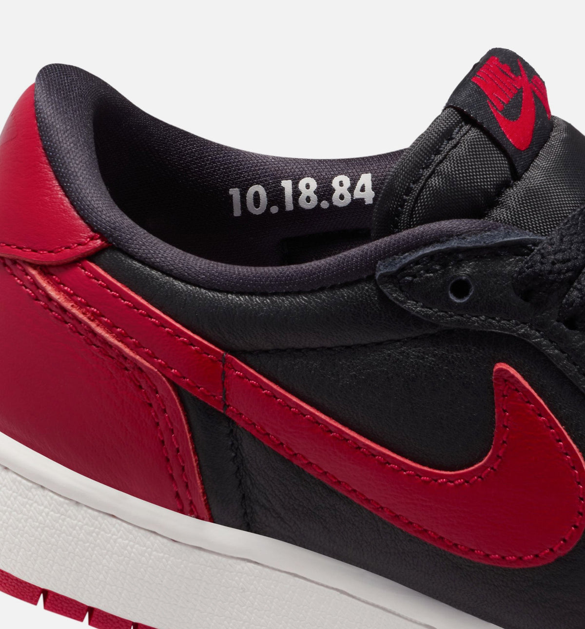 Air Jordan 1 Retro Low OG Banned Grade School Sneakers - Black/Varsity Red/Summit White