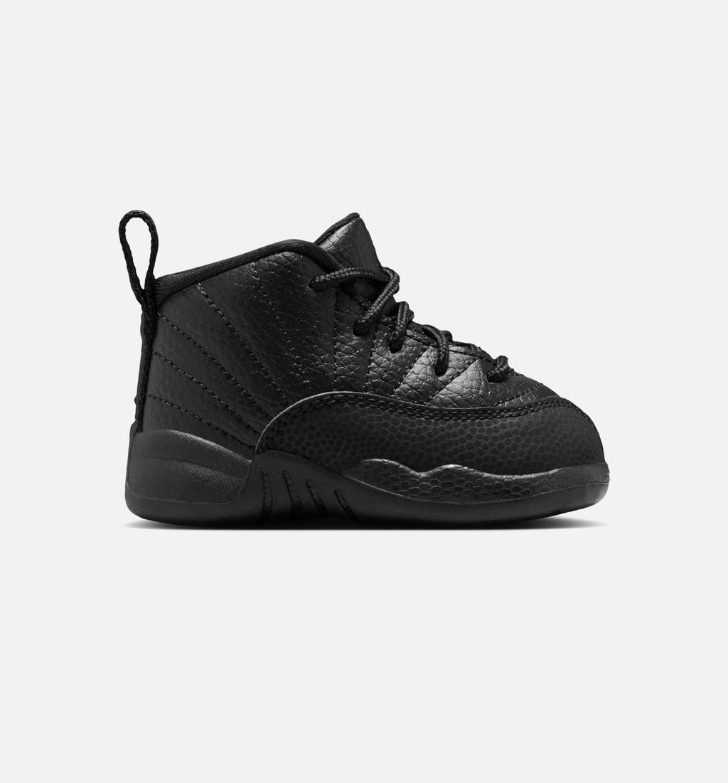 Air Jordan 12 Retro Bloodline Infant & Toddler Sneakers - Black/Varsity Red