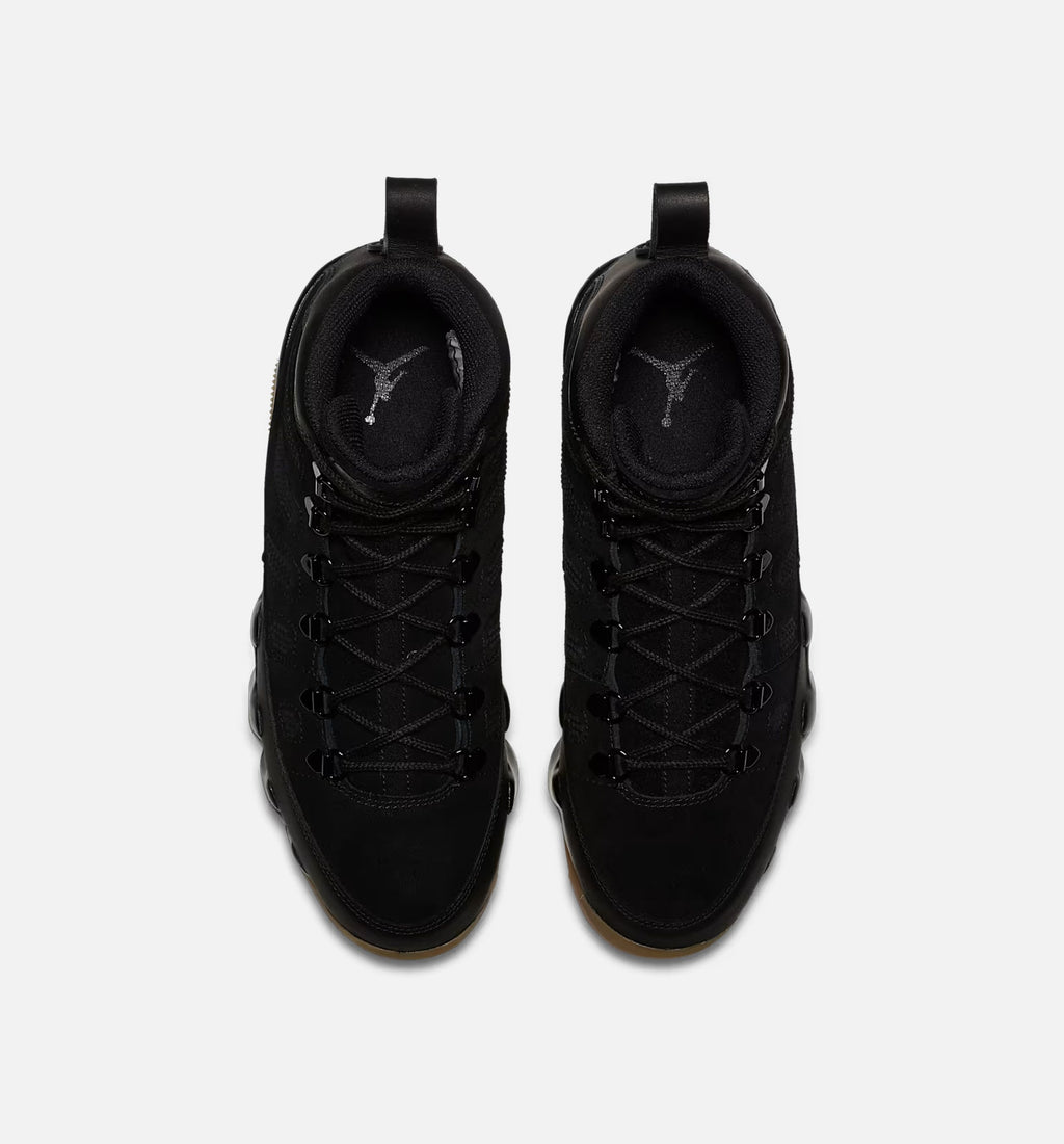 Air Jordan 9 Retro Men's Lifestyle Boots - Black/Gum Light Brown