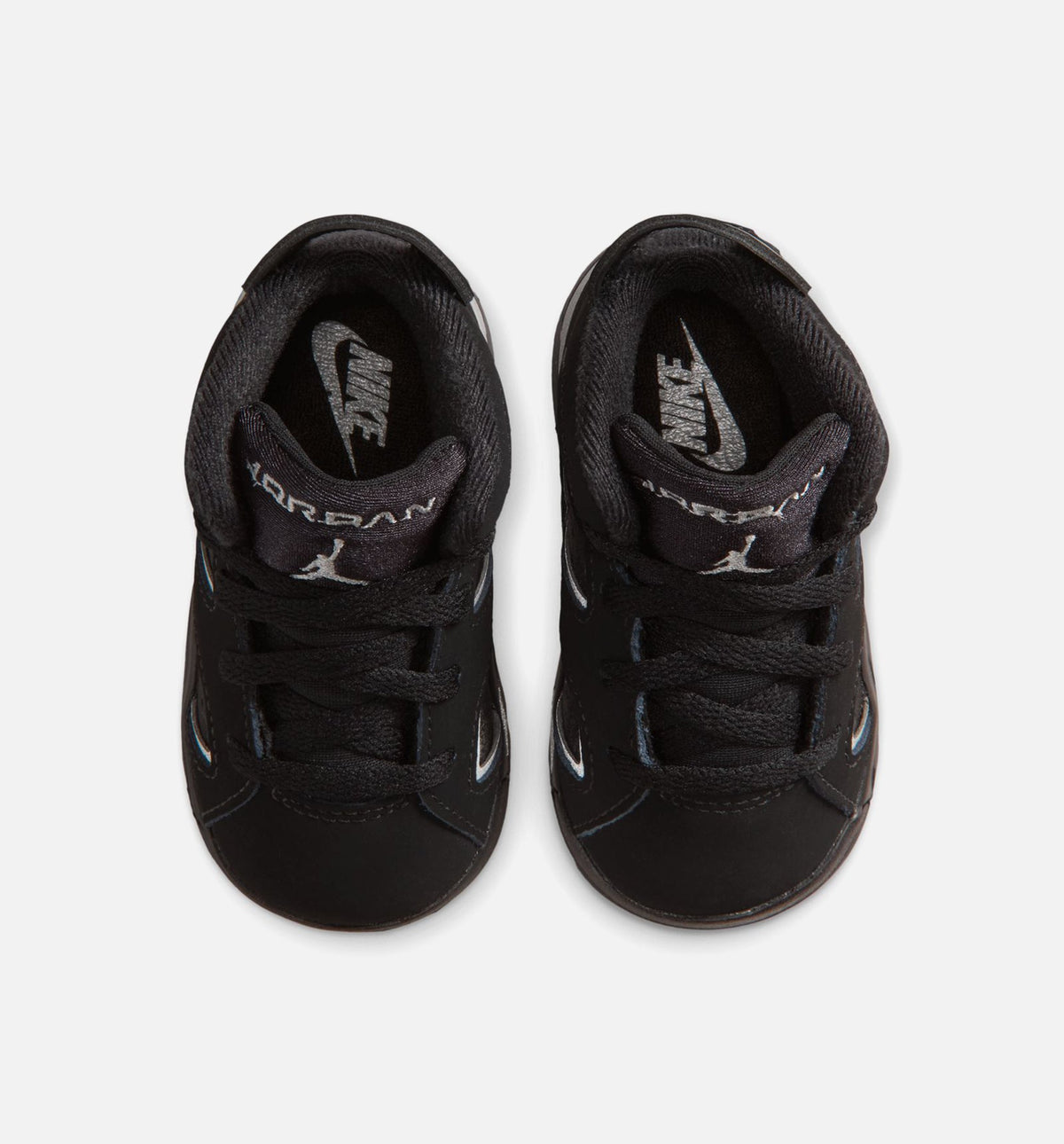 Air Jordan 6 Cap & Gown Infant & Toddler Sneakers - Black/Reflective Silver