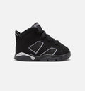 Air Jordan 6 Cap & Gown Infant & Toddler Sneakers - Black/Reflective Silver